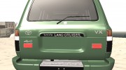 Toyota Land Cruiser 80 Series для GTA San Andreas миниатюра 5