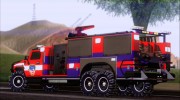 Hummer H2 Firetruck Fire Department City of Los Sanos para GTA San Andreas miniatura 3