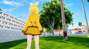Kagamine Rin - School Outfit for GTA San Andreas miniature 2