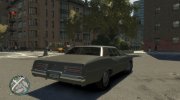 1972 Pontiac Grand Ville Coupe для GTA 4 миниатюра 4