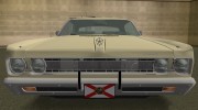 Plymouth Fury III 1969 Coupe для GTA Vice City миниатюра 4