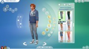 Мужские джинсы для Sims 4 миниатюра 7
