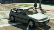 Honda CRX 1991 для GTA 5 миниатюра 4