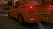 Dacia Logan Taxi для GTA 4 миниатюра 6