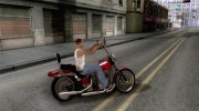 Harley Davidson softail Skin 1 для GTA San Andreas миниатюра 5