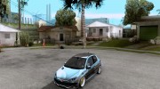 Peugeot 206 GTI для GTA San Andreas миниатюра 1