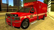 GTA V Vapid Sadler Ambulance para GTA San Andreas miniatura 5