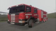 Пожарный Scania P 144 G Одесский Припортовый Завод для GTA San Andreas миниатюра 1