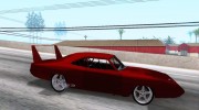 Dodge Charger Daytona Fast & Furious 6 для GTA San Andreas миниатюра 5