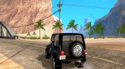 Jeep Wrangler 1986(2) для GTA San Andreas миниатюра 3