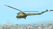 Ми-2 военный для GTA San Andreas миниатюра 2
