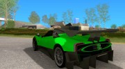 Pagani Zonda R beta para GTA San Andreas miniatura 3