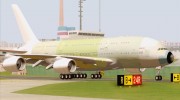 Airbus A380-800 F-WWDD Not Painted para GTA San Andreas miniatura 2