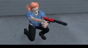 Silenced pistol black and red для GTA San Andreas миниатюра 5