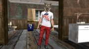Skin HD GTA V Online парень в маске волка для GTA San Andreas миниатюра 6