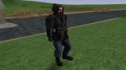 Член группировки Рейдеры в кожаной куртке из S.T.A.L.K.E.R v.4 для GTA San Andreas миниатюра 3
