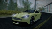 Aston Martin Vanquish 2013 Road version para GTA San Andreas miniatura 2
