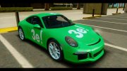 Porsche 911 R 2016 Зе Gang для GTA San Andreas миниатюра 3