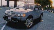 BMW X5 E53 для GTA 5 миниатюра 1