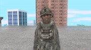 Скин солдата из CODMW 2 для GTA San Andreas миниатюра 1