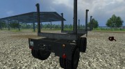 Long timber semi - trailer for Farming Simulator 2013 miniature 4