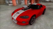Dodge Viper GTS Drag para GTA San Andreas miniatura 4