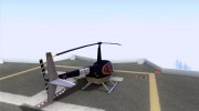 Robinson R44 Raven II NC 1.0 Скин 2 para GTA San Andreas miniatura 4