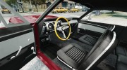 Shelby GT500 1967 для GTA 4 миниатюра 10