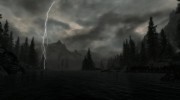 Молнии во время грозы для TES V: Skyrim миниатюра 2