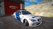BMW M5 (E60) Венгерская полиция for GTA San Andreas miniature 2