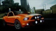 Ford Mustang Shelby GT500 2013 v1.0 для GTA San Andreas миниатюра 1