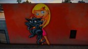 Sabrina and Salem Wall v3 для GTA San Andreas миниатюра 3