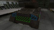 Качественные зоны пробития для M4A3E2 Sherman Jumbo for World Of Tanks miniature 4