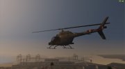 Bell OH-58A Kiowa для GTA San Andreas миниатюра 2