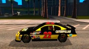 Dodge Nascar Caterpillar para GTA San Andreas miniatura 2