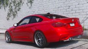 BMW M4 F82 2015 1.0 для GTA 5 миниатюра 4