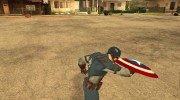 Captain America shield v1 para GTA San Andreas miniatura 3