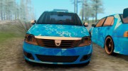 Dacia Logan Blue Star для GTA San Andreas миниатюра 6