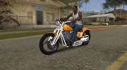 GTA V Western Motorcycle Wolfsbane V1 для GTA San Andreas миниатюра 3
