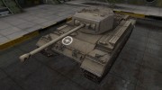 Зоны пробития контурные для Caernarvon для World Of Tanks миниатюра 1