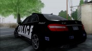 Mercedes-Benz E63 AMG Police Edition для GTA San Andreas миниатюра 2