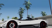 Pagani Zonda Cinque Roadster для GTA San Andreas миниатюра 4
