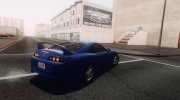 1998 Toyota Supra (JZA80) для GTA San Andreas миниатюра 3