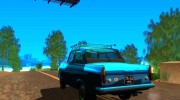 Москвич 408 для GTA San Andreas миниатюра 3