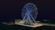 GTA V Rotating Ferris Wheel для GTA San Andreas миниатюра 1