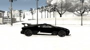 Bugatti Divo 2019 Police Prototype para GTA San Andreas miniatura 9