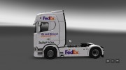 FedEx для Scania S580 for Euro Truck Simulator 2 miniature 3