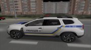 Renault Duster 2020 Патрульная Полиция Украины for GTA San Andreas miniature 2