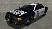 2005 Ford Crown Victoria Police Interceptor (Stanier Style) para GTA San Andreas miniatura 1