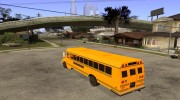 School bus para GTA San Andreas miniatura 3